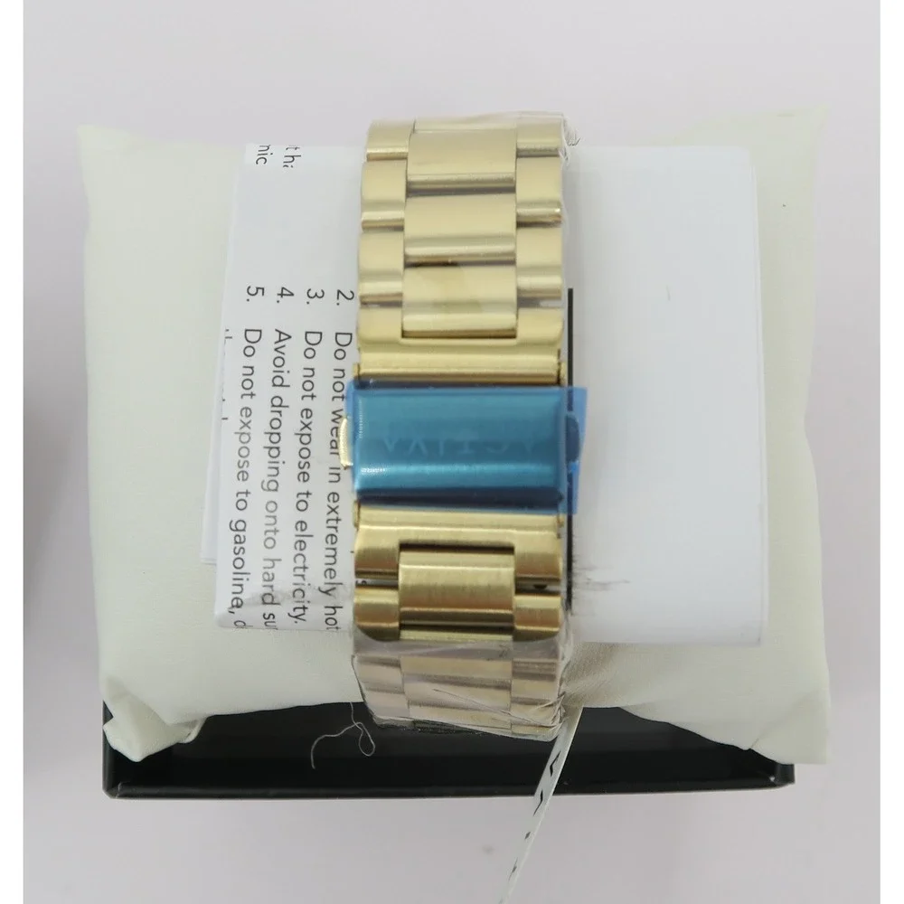Activa‎ Signal X Unisex Watch 45.5mm Dual Time Gold Tone Analog Digital New